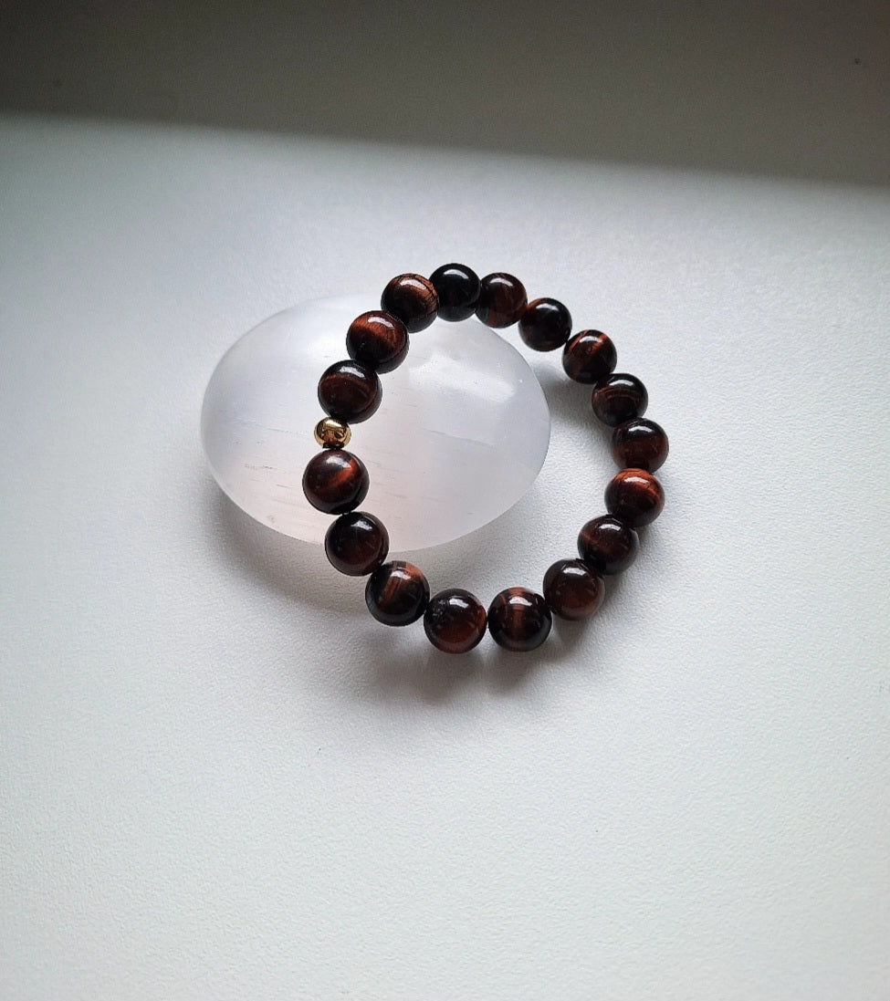 Tigro Akies Apyrankė (Raudona spalva)