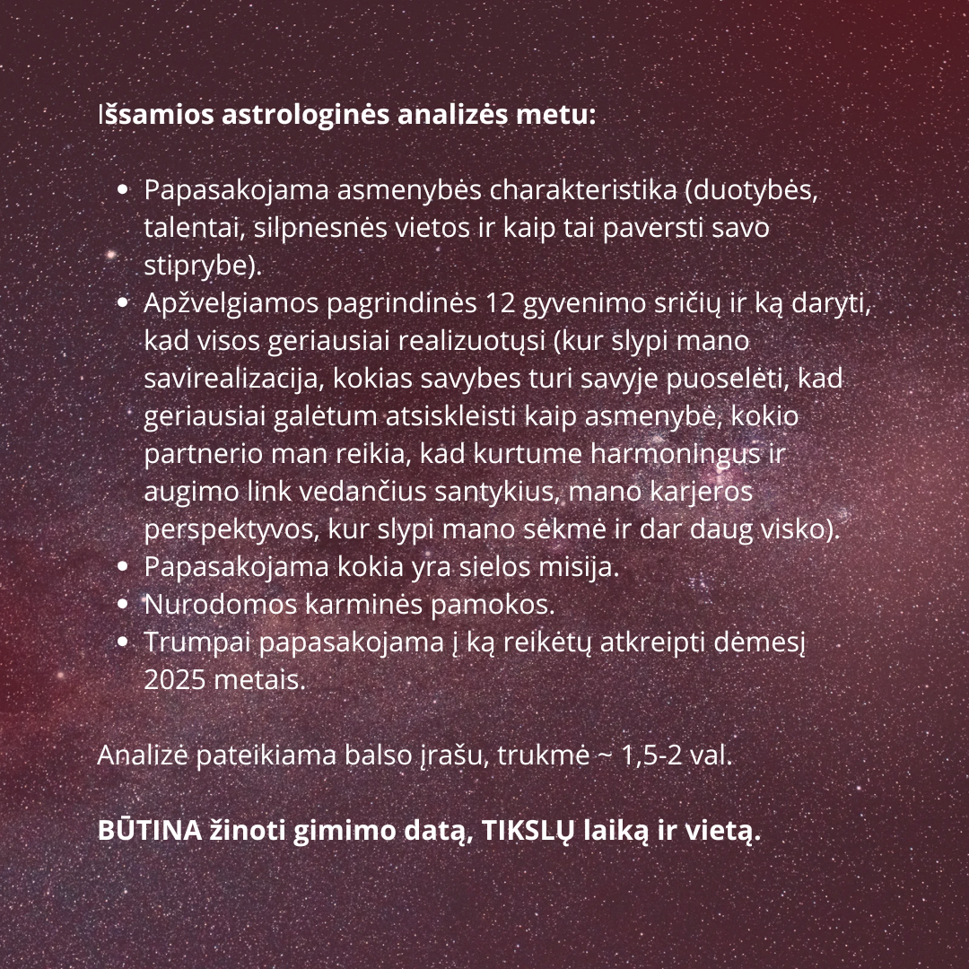 Astrologinė Analizė